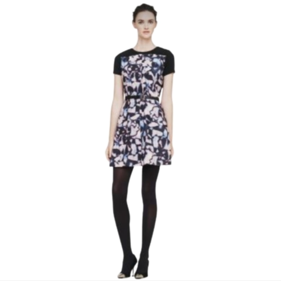 Floral Print Short Sleeve Dress - Picture 2 of 13